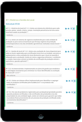 histórico de maiores erros na produção agricola- aplicativo clicq
